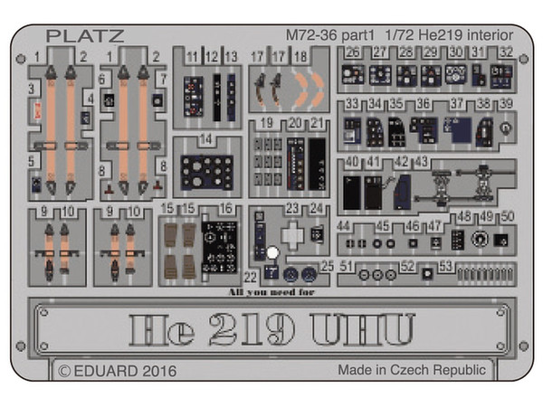 He219 Uhu Etching Parts (2 Set)