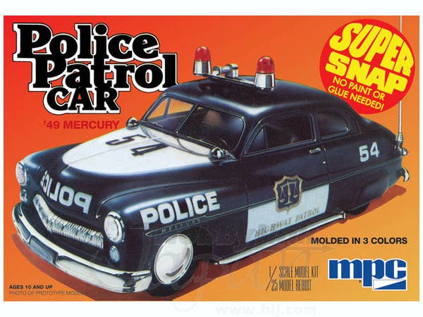 Police Patrol Car '49 Mercury
