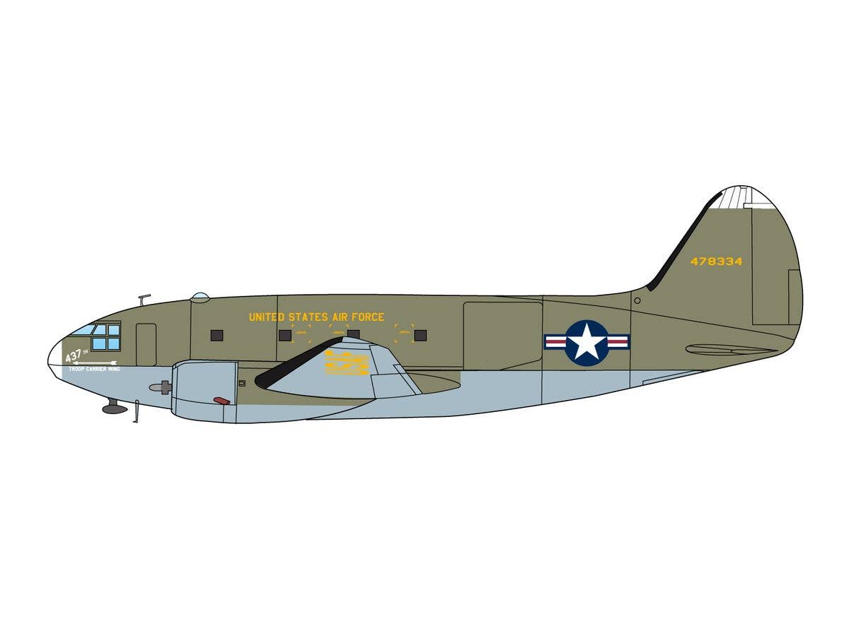 US Air Force C-46D transport aircraft, 437th Transport Wing