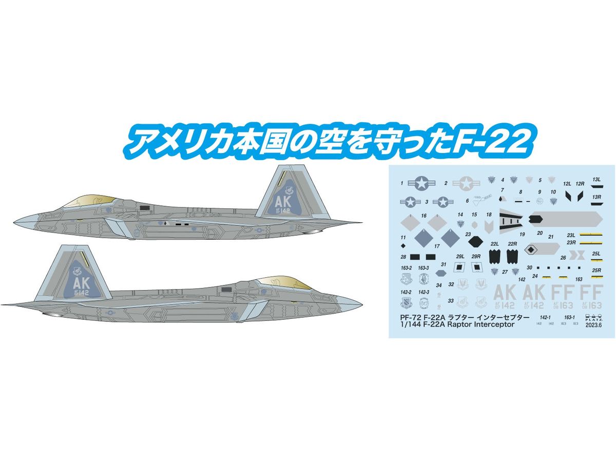US Air Force F-22 Raptor Interceptor Mission