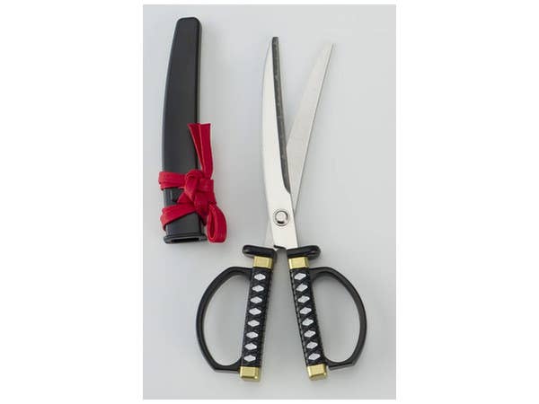 Japanese Sword Scissors (Black)