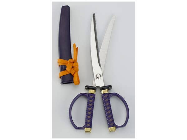 Japanese Sword Scissors (Purple)