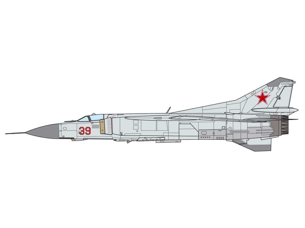 Soviet Air Force Fighter MiG-23MF Flogger B Soviet Union Air Force