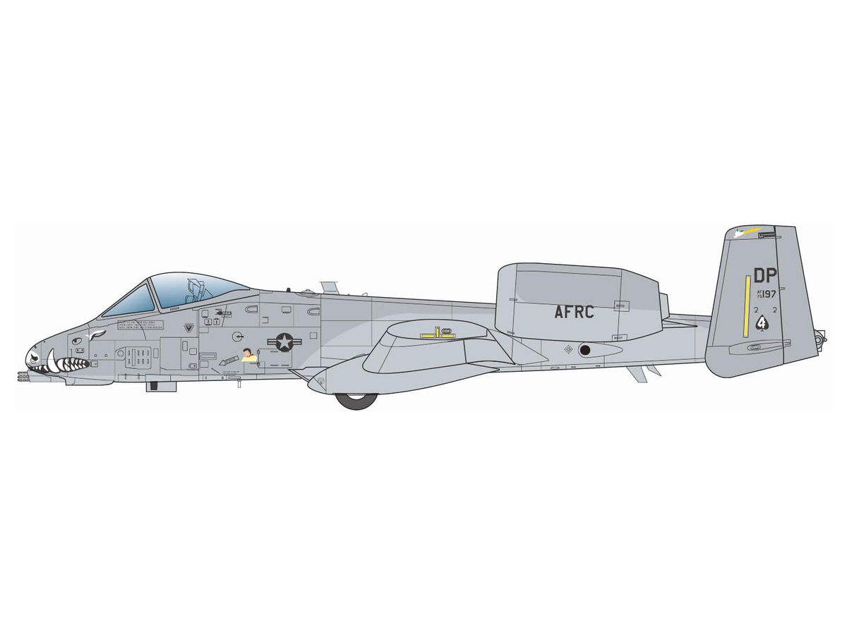 US Air Force Attack Aircraft A-10C Thunderbolt II 47th Fighter Squadron Dogpatchers