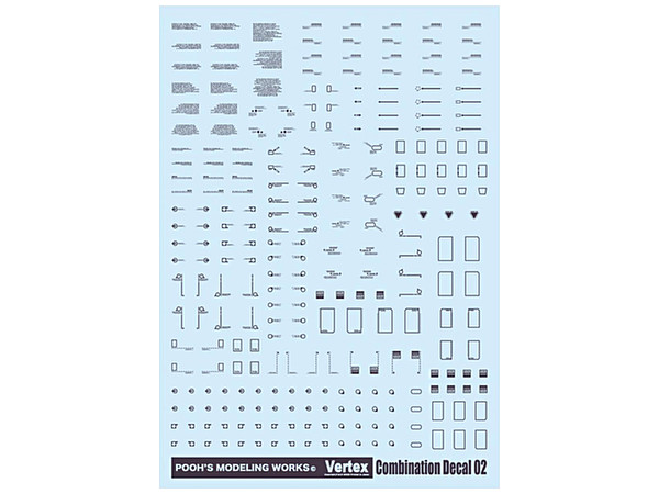 Combination Decal 02 Dark Gray