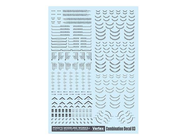 Combination Decal 03 Dark Gray