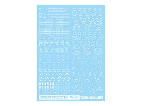 Combination Decal 03 White