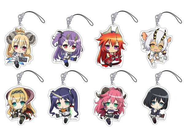 Seven Mortal Sins: Petanko Trading Acrylic Strap: 1Box (8pcs)