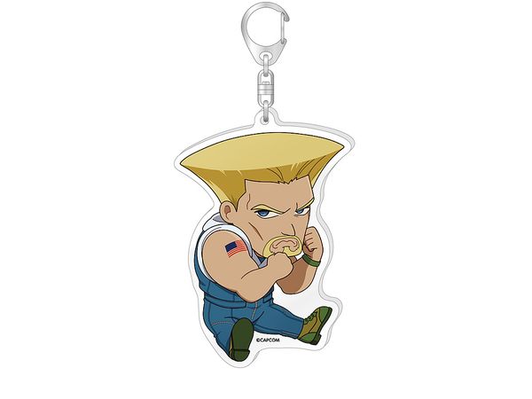 Street Fighter 6: Petanko Acrylic Keychain Guile