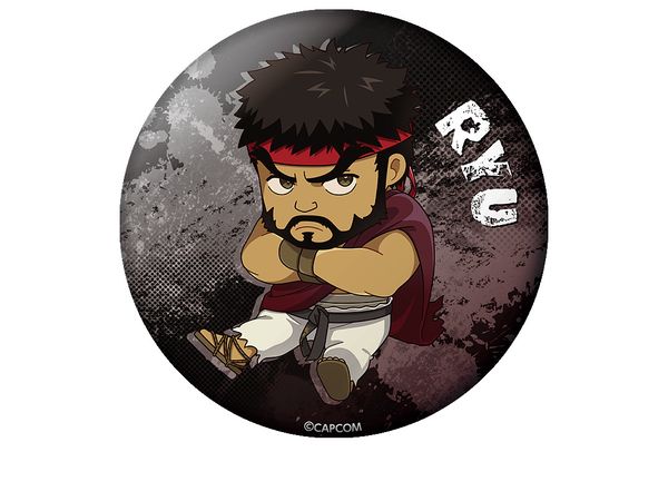 Street Fighter 6: Petanko Can Badge Ryu