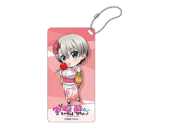 Uzaki-chan Wants to Hang Out!: Petitkko Acrylic Keychain Hana Uzaki (Yukata)