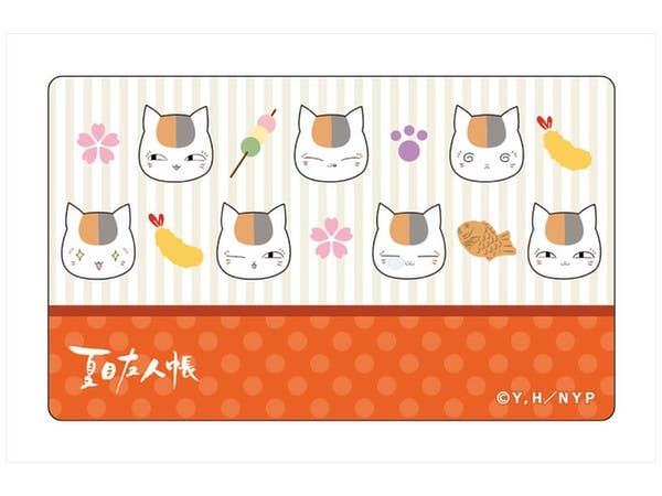 Natsume's Book of Friends: IC Card Sticker Nyanko-Sensei Making Different Faces