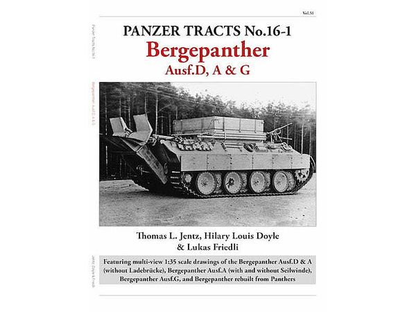 Panzer Tracts No.16-1 Berge Panther Tank Recovery Vehicle