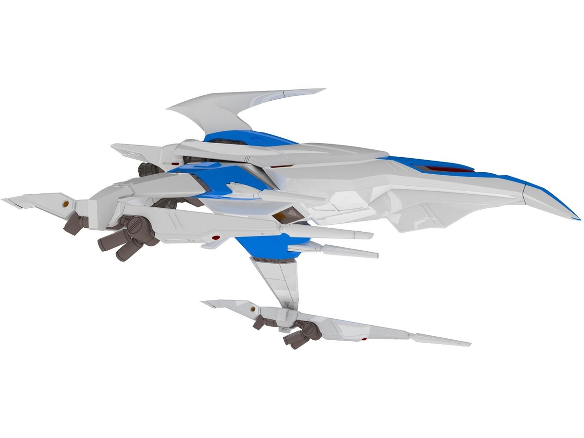 Silver Hawk 3F-1B Space Fighter 2P Color