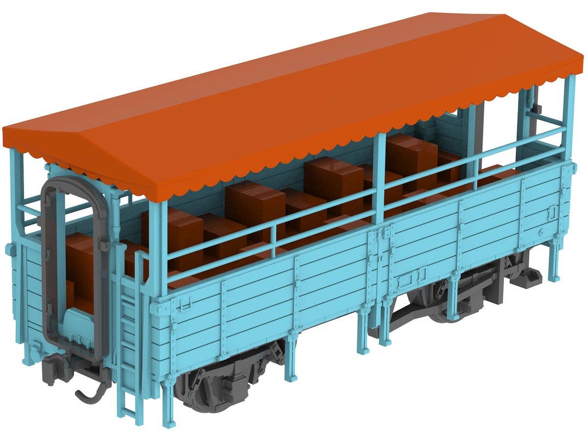 trolley train (blue)