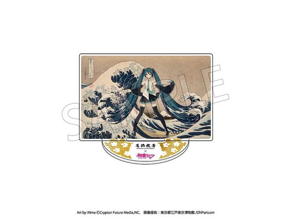 Katsushika Hokusai x Hatsune Miku Acrylic Stand 8 Types: 1Box (8pcs)