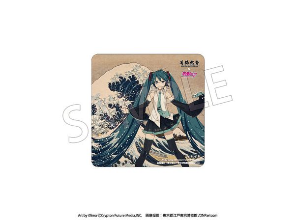 Katsushika Hokusai x Hatsune Miku Car Magnet Thirty-Six Views Of Mt. Fuji Under The Wave Off Kanagawa (Kanagawa Oki Nami Ura), Or The Great Wave, From The Series