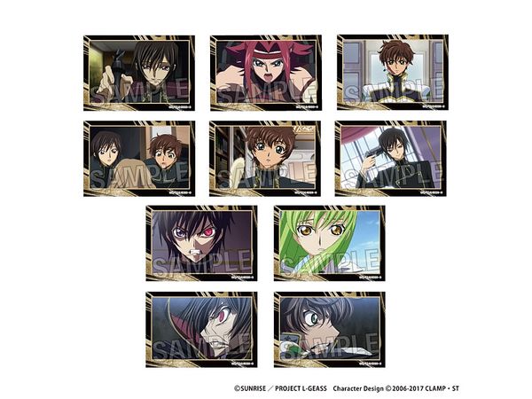 Code Geass Lelouch of the Rebellion Trading Stand Panel: 1Box (10pcs)