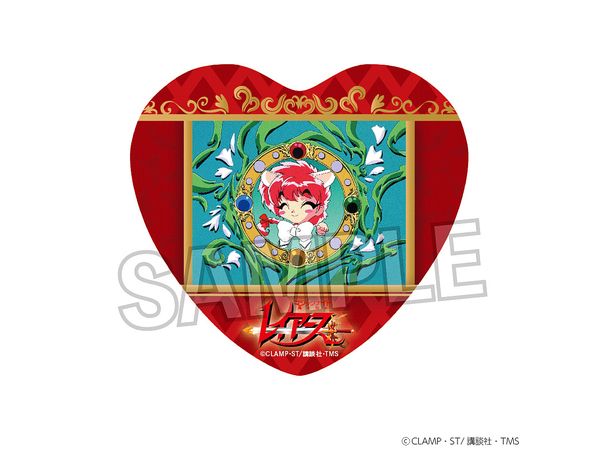 Tv Anime Magic Knight Rayearth: Heart Can Badge 6 (Reissue)