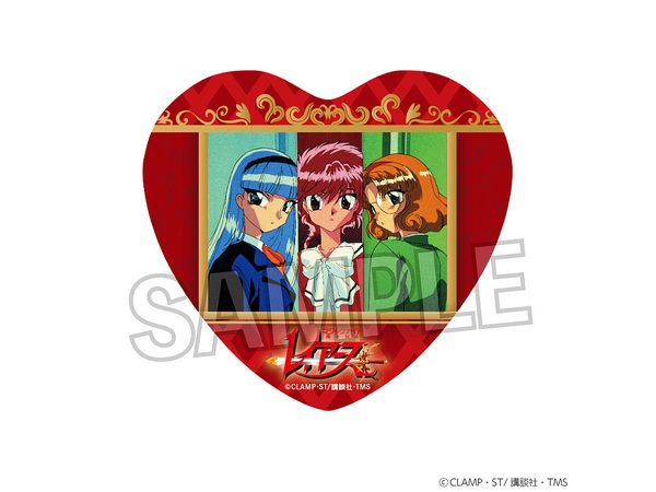 Tv Anime Magic Knight Rayearth: Heart Can Badge 9 (Reissue)