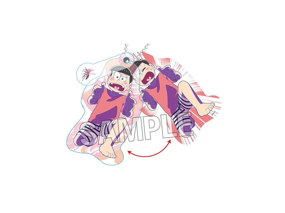 Osomatsu-san: Sliding Acrylic Key Chain Midnight Osomatsu