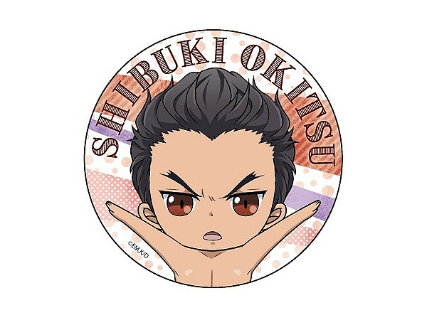 DIVE!!: Charamyu Pearl Paper Can Badge Shibuki Okitsu