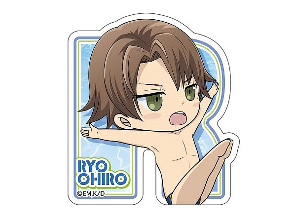 DIVE!!: Charamyu Acrylic Badge Ryo Ohiro