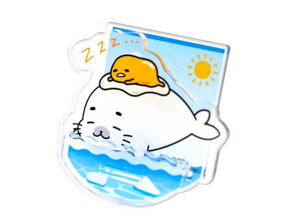 Gudetama x Goma-chan: Yura Yura Acrylic Stand Plate
