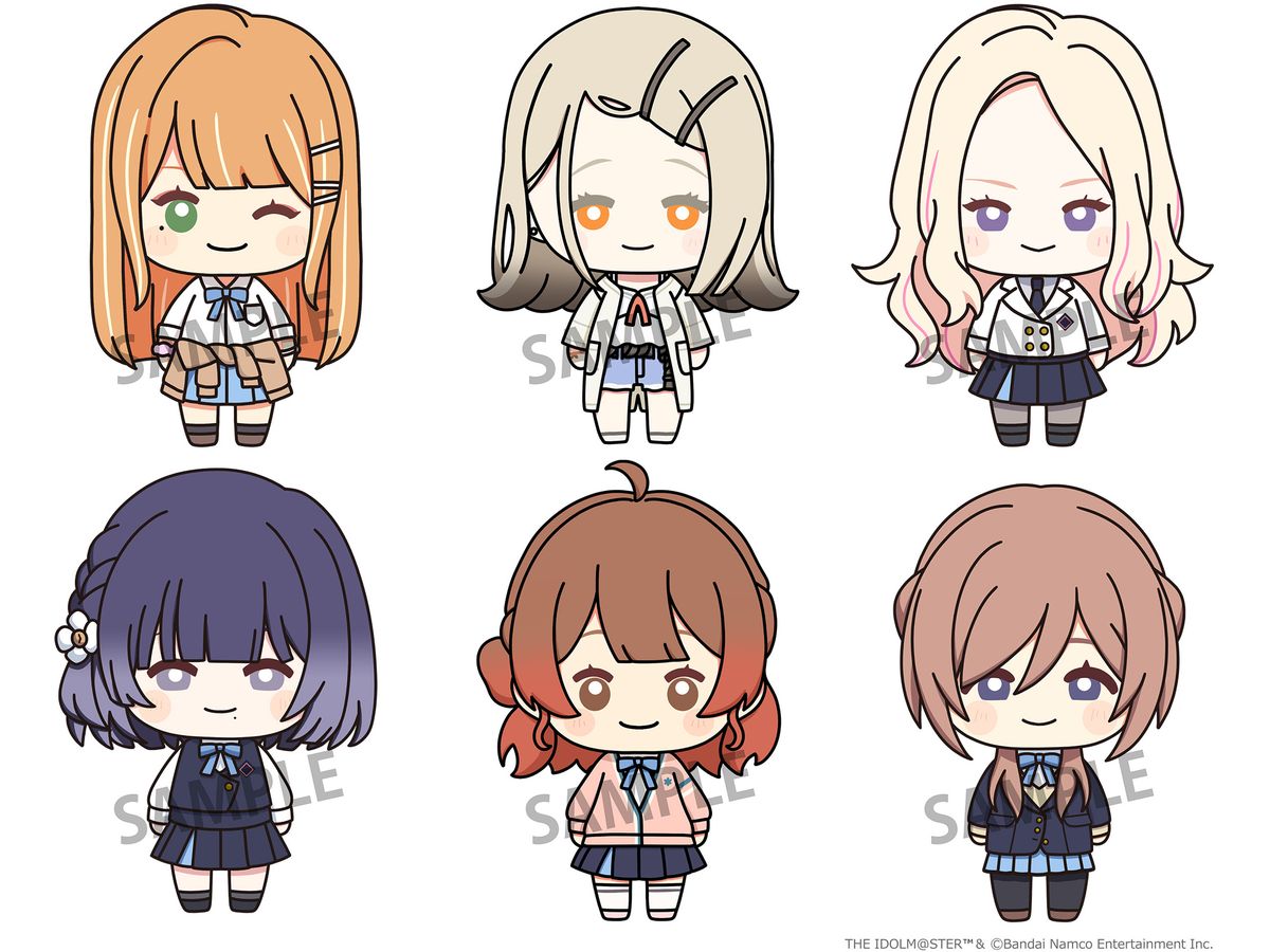 Nyokinto THE IDOLM@STER Gakuen Mascot Figure Vol.2 1Box 6pcs