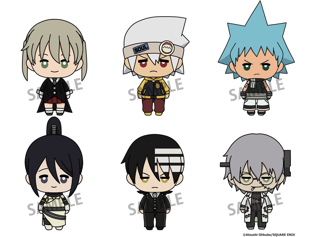 Nyokinto Soul Eater Mascot Figure: 1Box (6pcs)