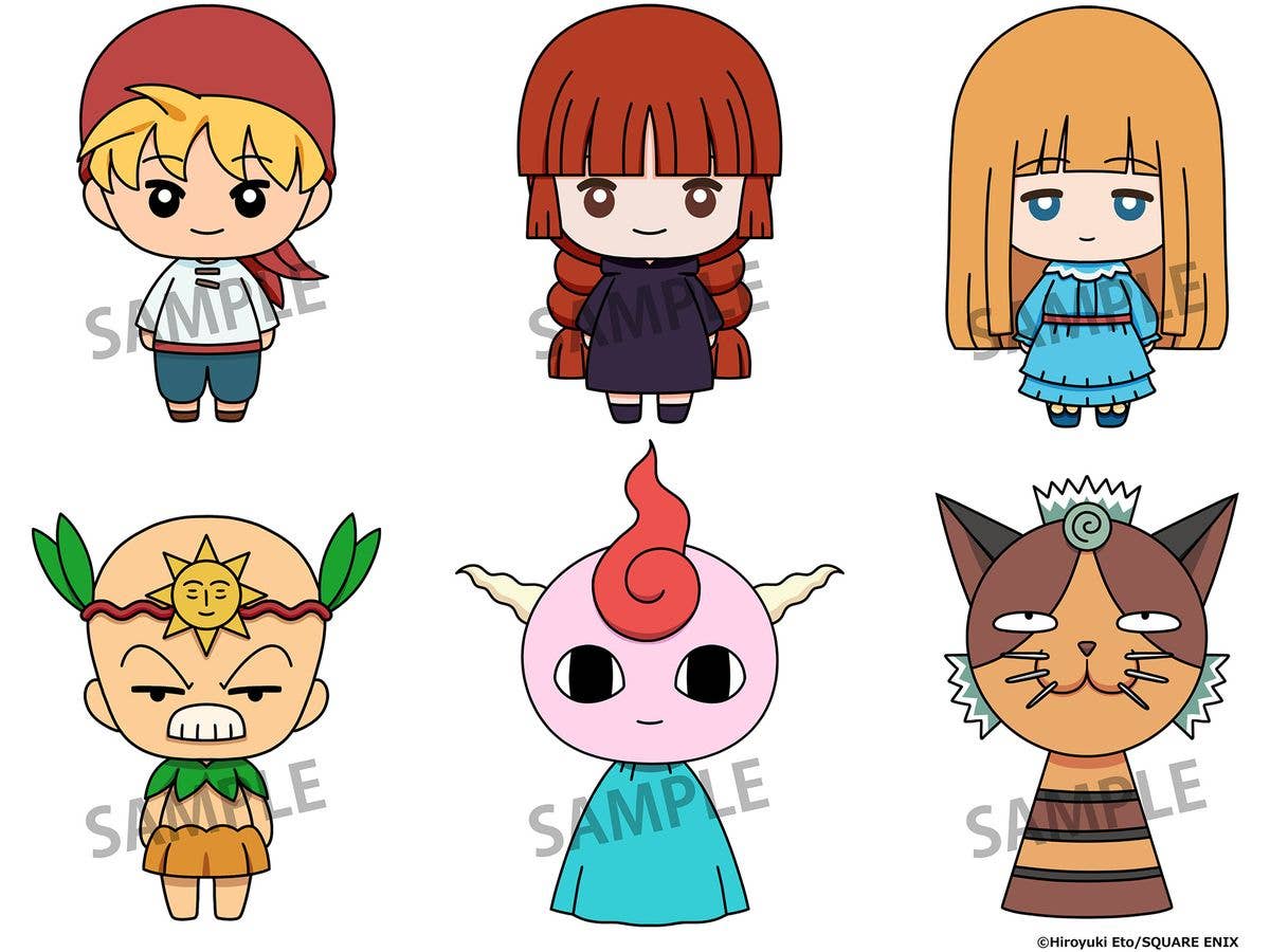 Nyokinto Mahojin Guru Guru Mascot Figure 1Box 6pcs