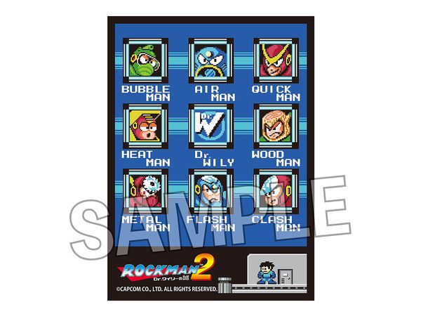 Rockman 2/ Mega Man 2: Illustration Sleeve Next Turn Select Stage (80pcs)