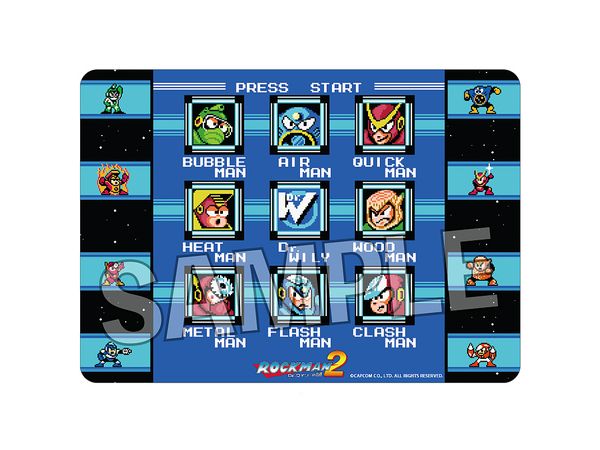 Rockman 2/ Mega Man 2: Illustration Playmat Next Turn Select Stage