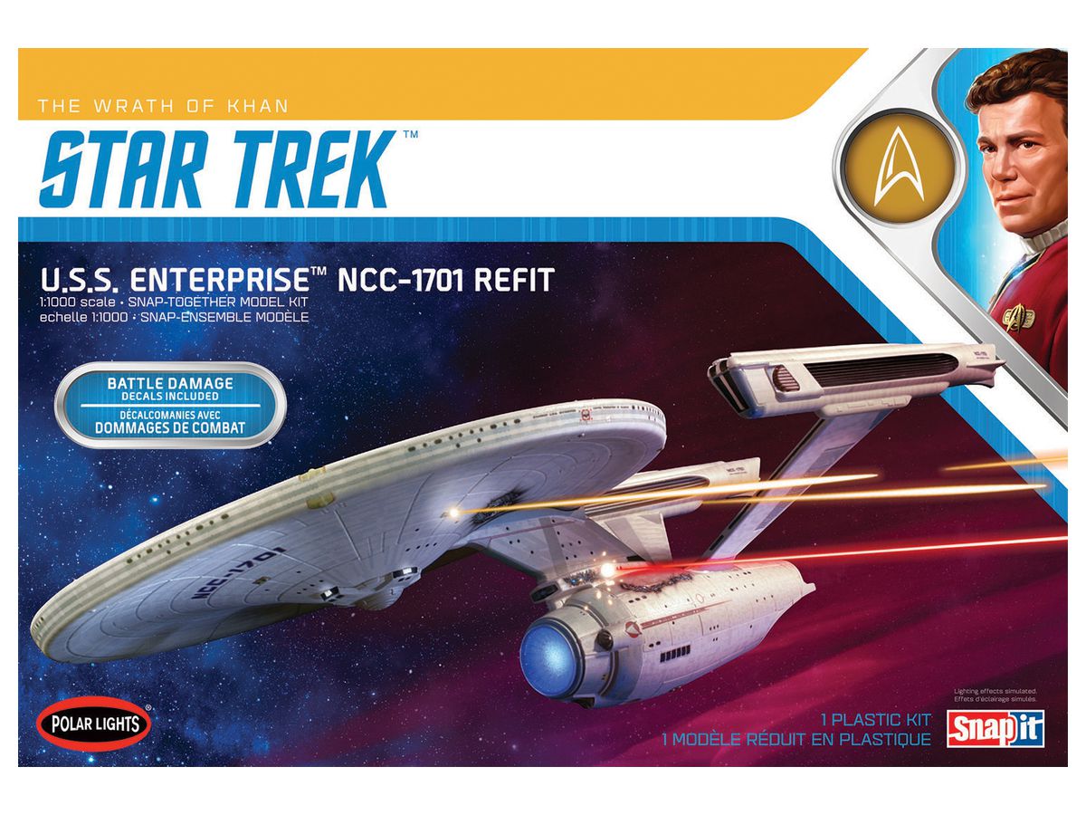 Star Trek II: The Wrath of Khan U.S.S. Enterprise NCC-1701 Refit