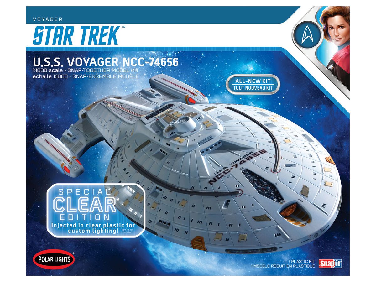 Star Trek Voyager U.S.S Voyager Clear Edition