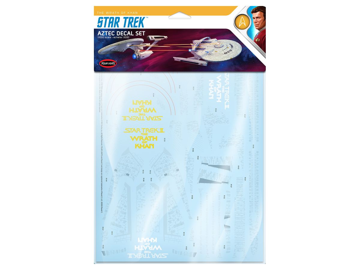 Star Trek II: The Wrath of Khan Aztec Decal Set