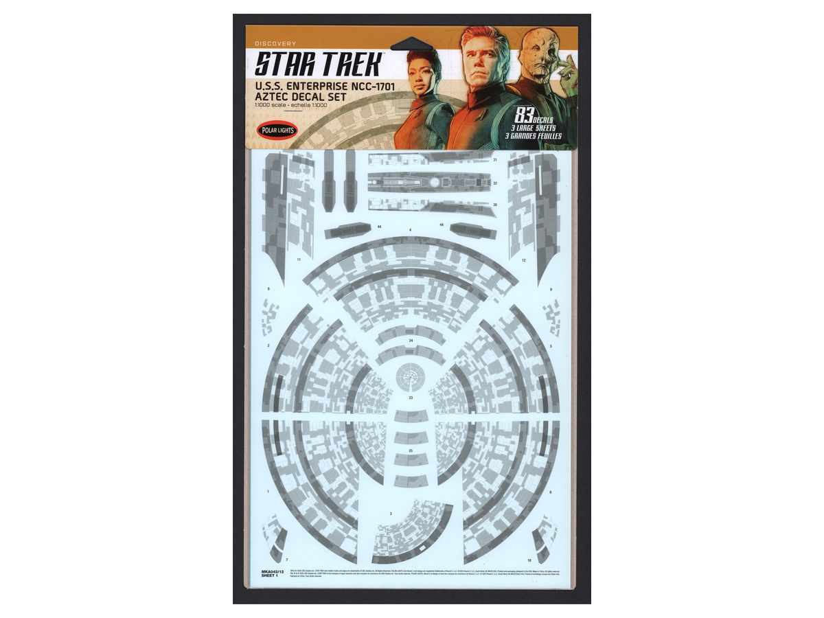 Star Trek: Discovery U.S.S. Enterprise Decal Set