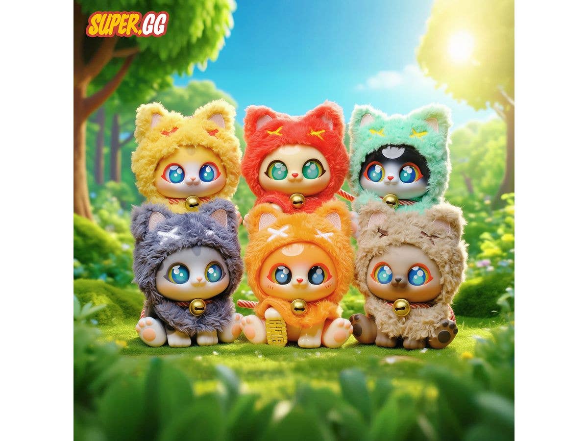 Lucky Kitty Cape Series Blind Box 1Box 6pcs