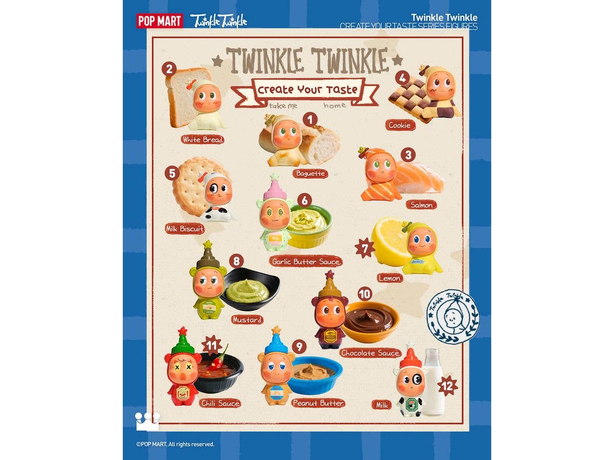 Twinkle Twinkle Create Your Taste Series - A 1Box 9pcs