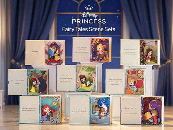 DISNEY PRINCESS Fairy Tales Scene Sets 1Box 8pcs