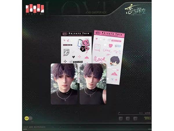 Love and Deepspace: Disturbing Heartbeat Series Photo Card Set (Homura)