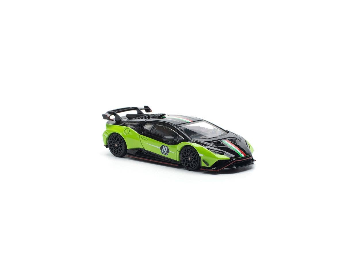 LAMBORGHINI HURACAN STO SC (LP640-2) 10 ANNIVERSARIO - GREEN / BLACK