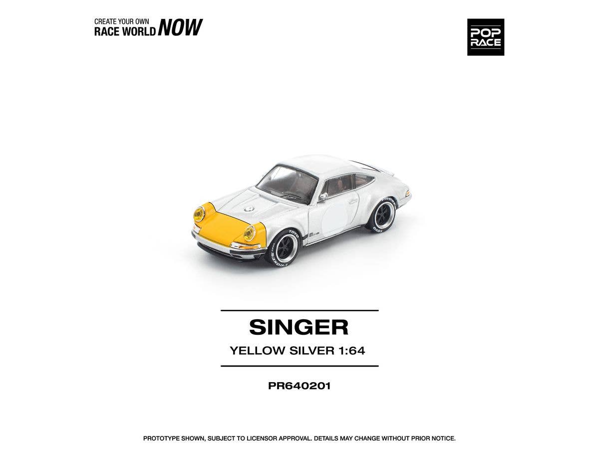 SINGER 911 SCCS HOMAGE YELLOW / SILVER