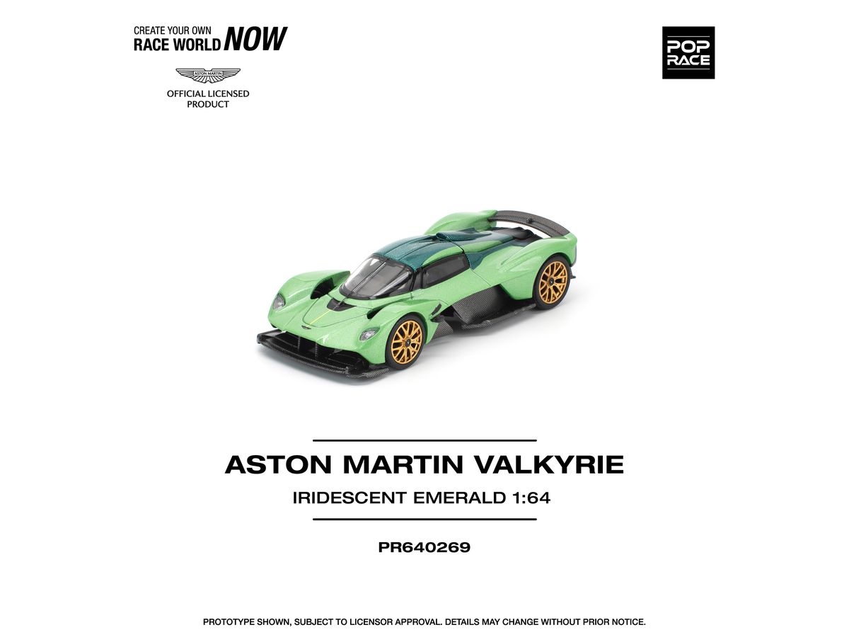 ASTON MARTIN VALKYRIE IRIDESCENT EMERALD
