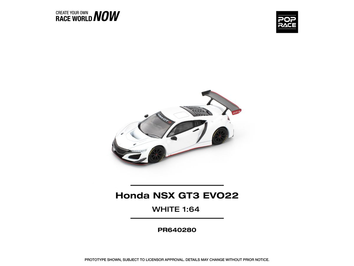  HONDA NSX GT3 EVO22 - WHITE
