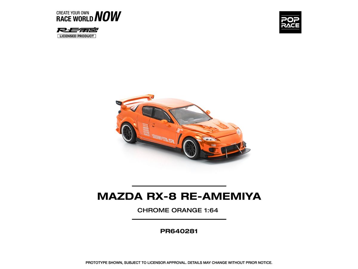 MAZDA RX-8 RE-AMEMIYA CHROME ORANGE