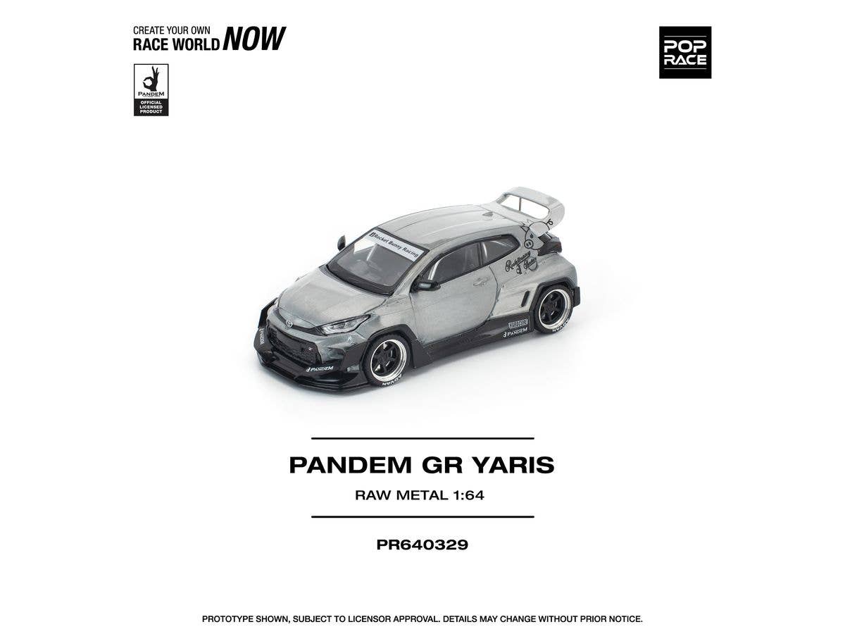 PANDEM GR YARIS RAW METAL