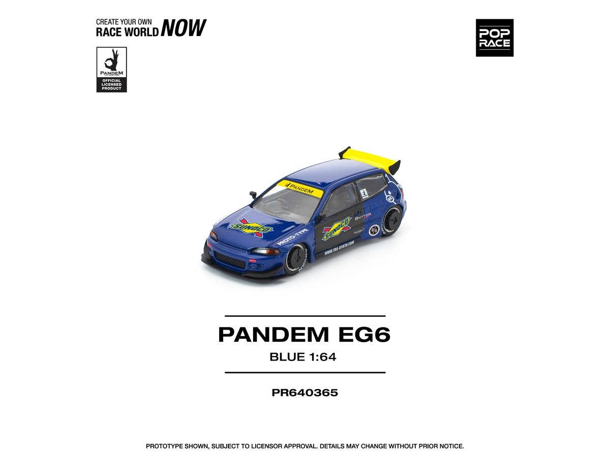 PANDEM CIVIC EG6 BLUE / BLACK