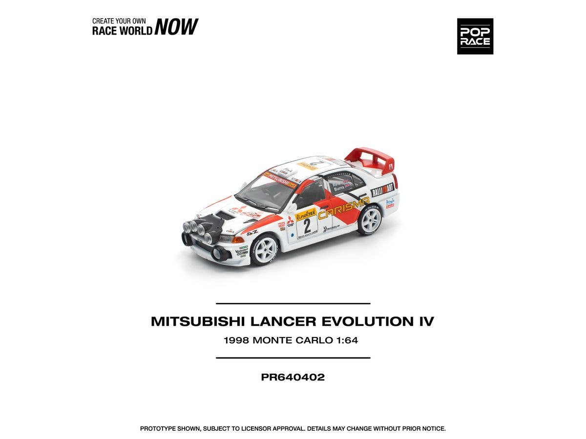 MITSUBISHI LANCER EVOLUTION IV - 1998 MONTE CARLO RALLY