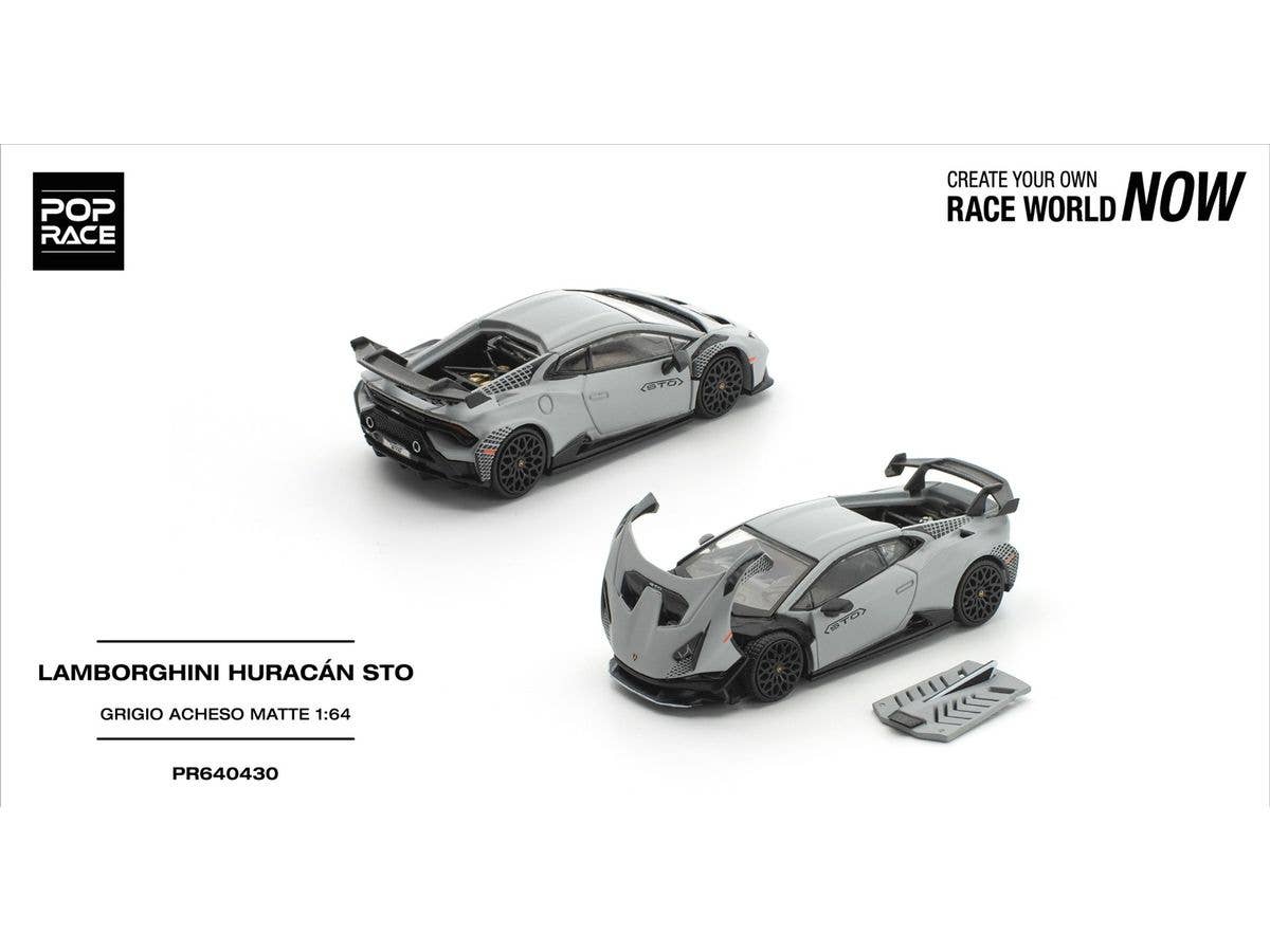 LAMBORGHINI HURACAN STO GRIGIO ACHESO MATTE